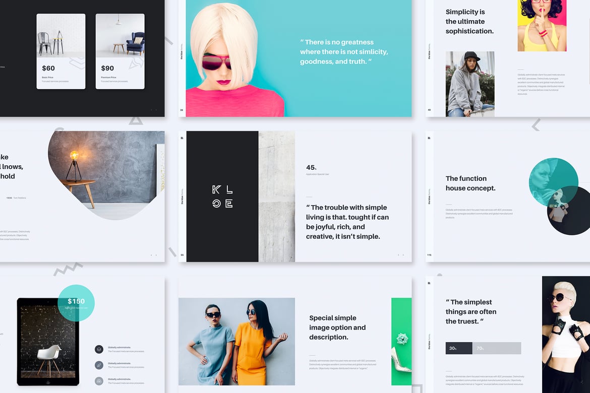 Template Presentasi KLOE yang Minimalis dan Kreatif (PowerPoint)
