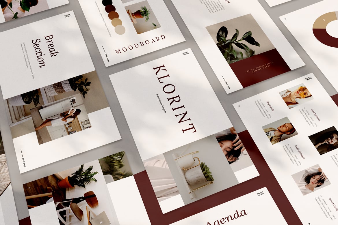 Template Presentasi Klorint - Minimalis dan Modern untuk Bisnis Anda