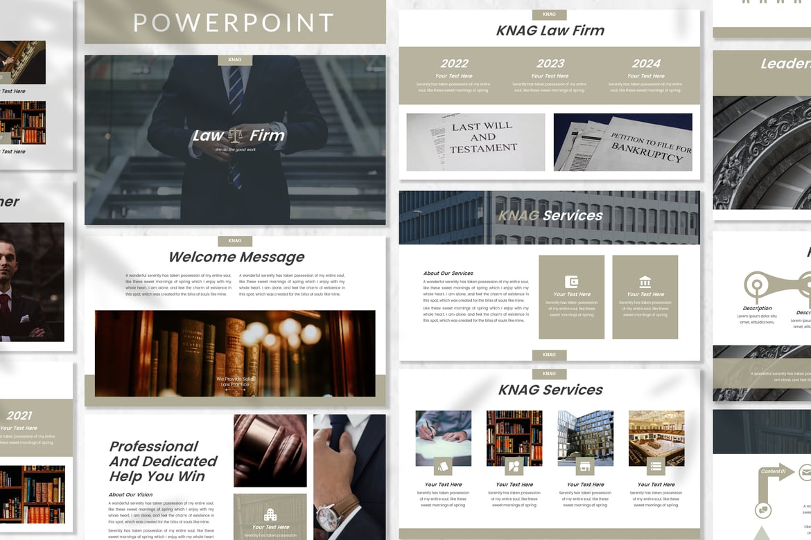 Template PowerPoint Knag - Presentasi Profesional dan Menarik