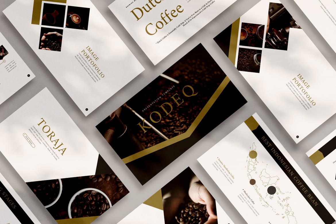 Template PowerPoint Kodeq: Solusi Presentasi Minimalis yang Profesional