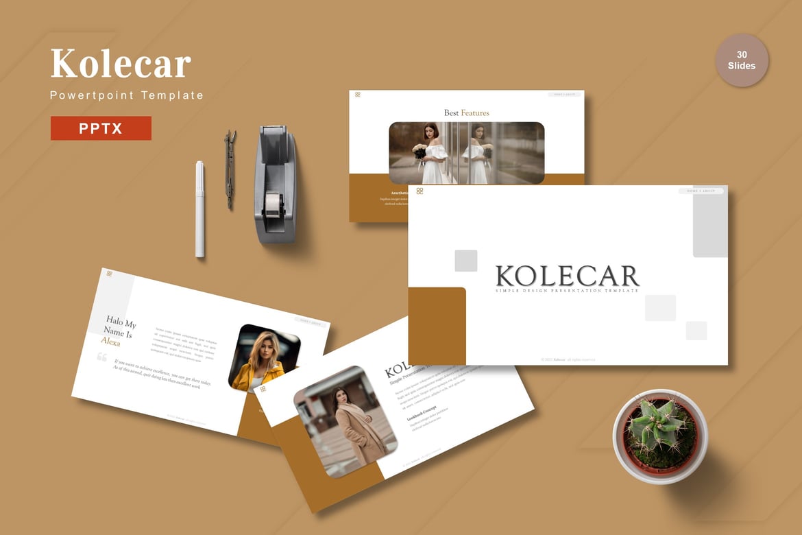 Kolecar - Template Presentasi PowerPoint yang Menarik