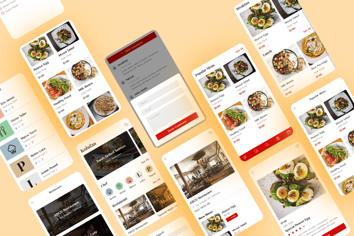 Kolufan - Template Website Mobile untuk Restoran dan Kafe