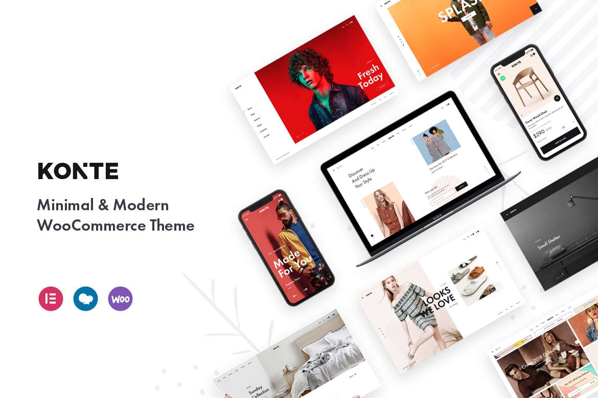 Konte - Tema WordPress E-Commerce Minimalis dan Modern