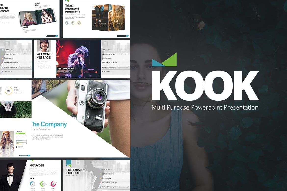 Template PowerPoint KooK untuk Presentasi Menarik