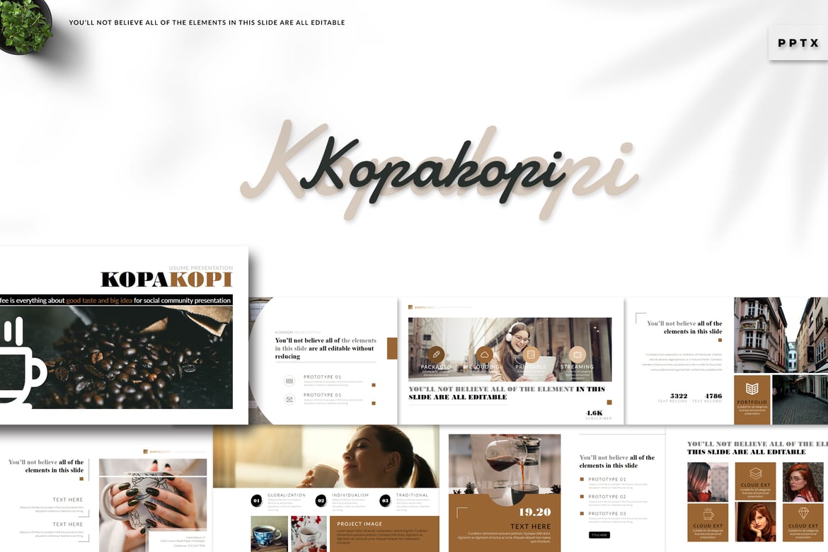 Kopakopi - Template PowerPoint Kreatif untuk Presentasi Anda