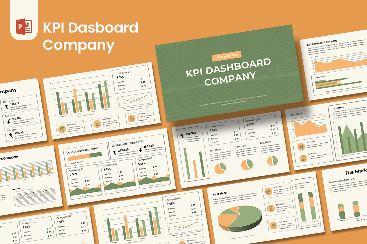 Template PowerPoint KPI Dashboard yang Menarik untuk Perusahaan Anda