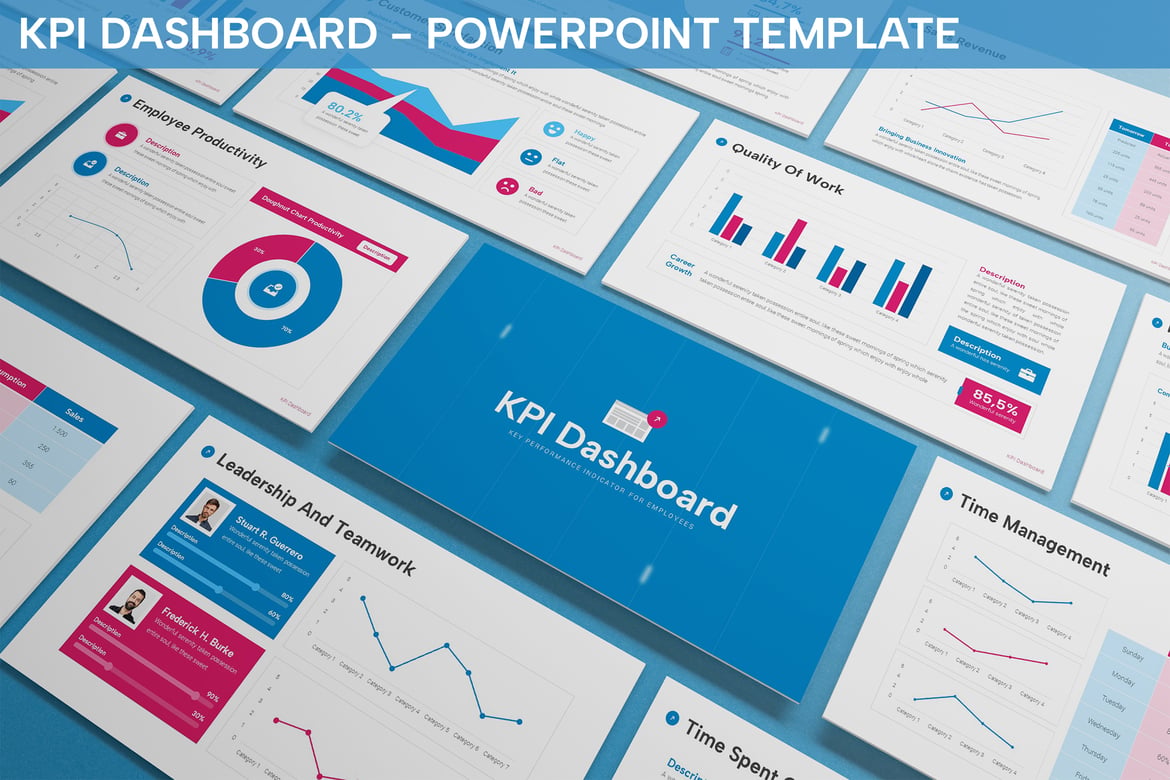 Template Presentasi KPI Karyawan - PowerPoint yang Menarik