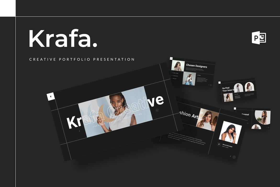 Krafa - Template Presentasi Portofolio Kreatif yang Menarik