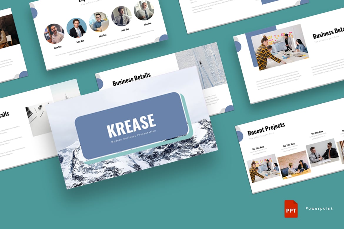 Krease - Template PowerPoint Serbaguna