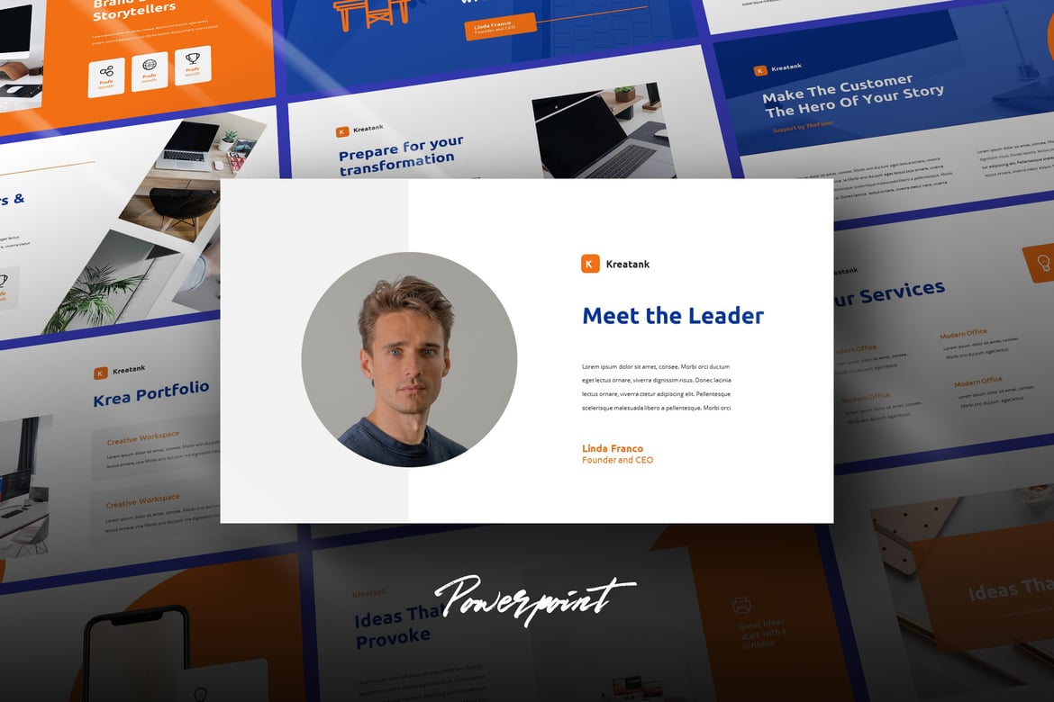 Kreatank - Template Presentasi Powerpoint Profesional untuk Berbagai Keperluan