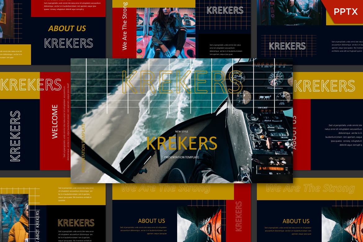 Template Powerpoint Krekers yang Menarik dan Profesional