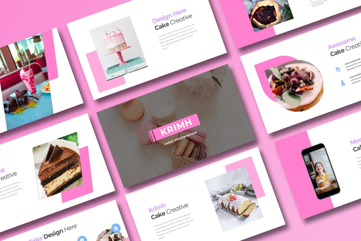 Template PowerPoint Krimh: Presentasi Minimalis yang Fleksibel