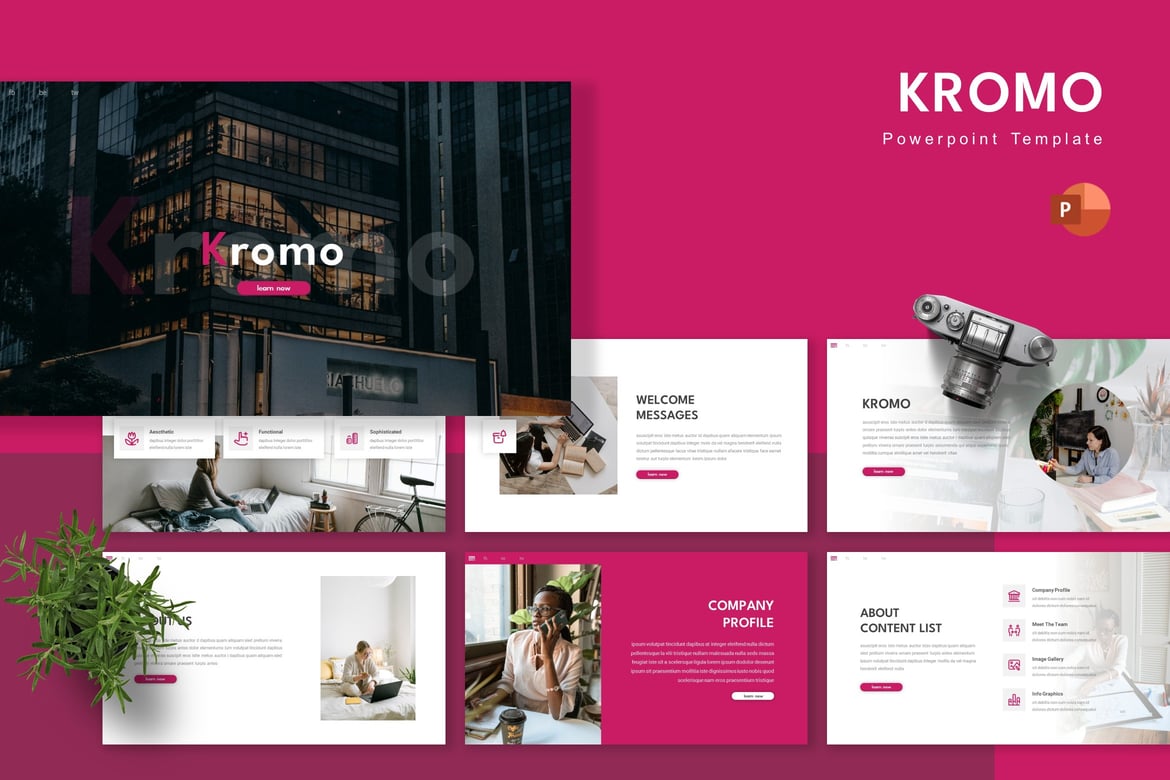 Kromo - Template PowerPoint Serbaguna yang Menarik