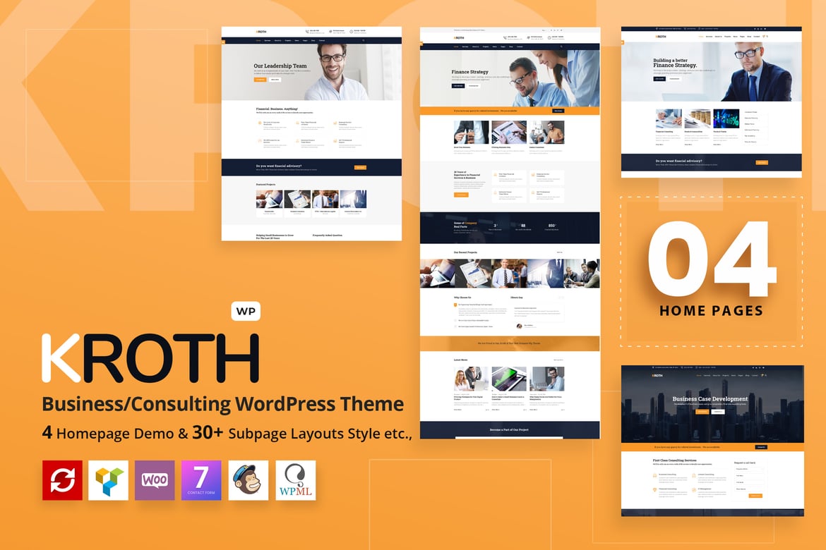 Kroth - Tema WordPress untuk Bisnis dan Konsultasi yang Kuat