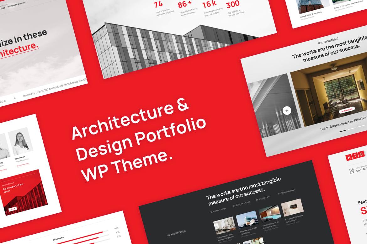 KTS – Tema WordPress Portofolio Arsitektur & Desain yang Modern