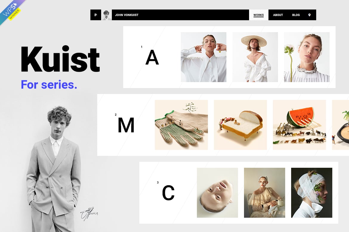 Kuist - Tema WordPress Portfolio Minimalis untuk Menampilkan Karya Anda