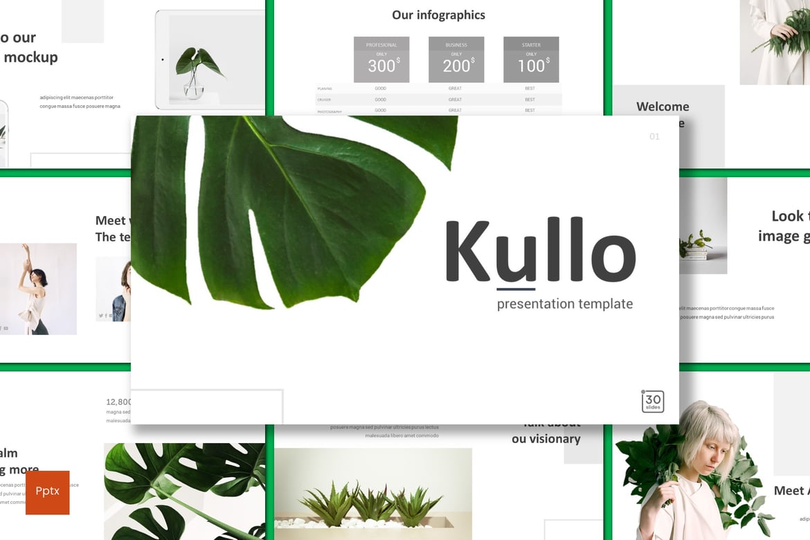Kulo - Template Presentasi PowerPoint Kreatif dan Minimalis