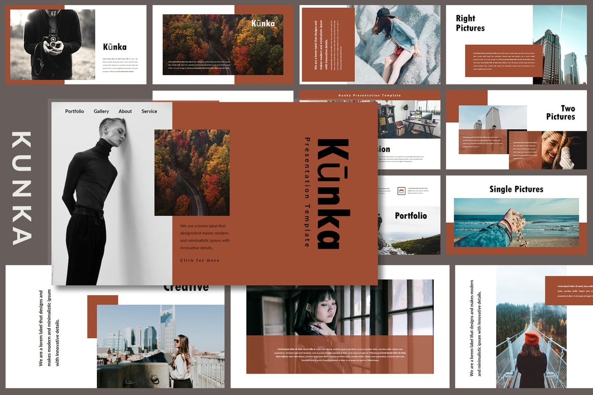 Kunka - Template PowerPoint Inovatif untuk Presentasi Menarik
