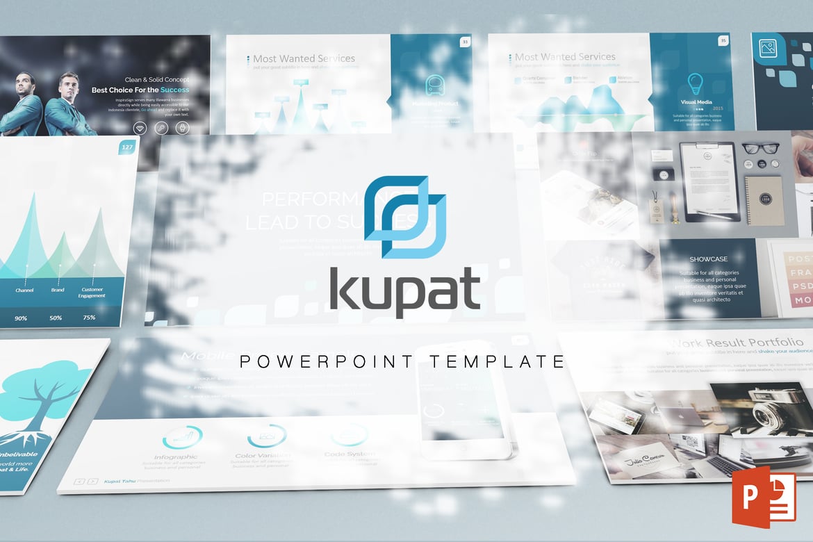 Template Powerpoint Kupat yang Kreatif dan Serbaguna
