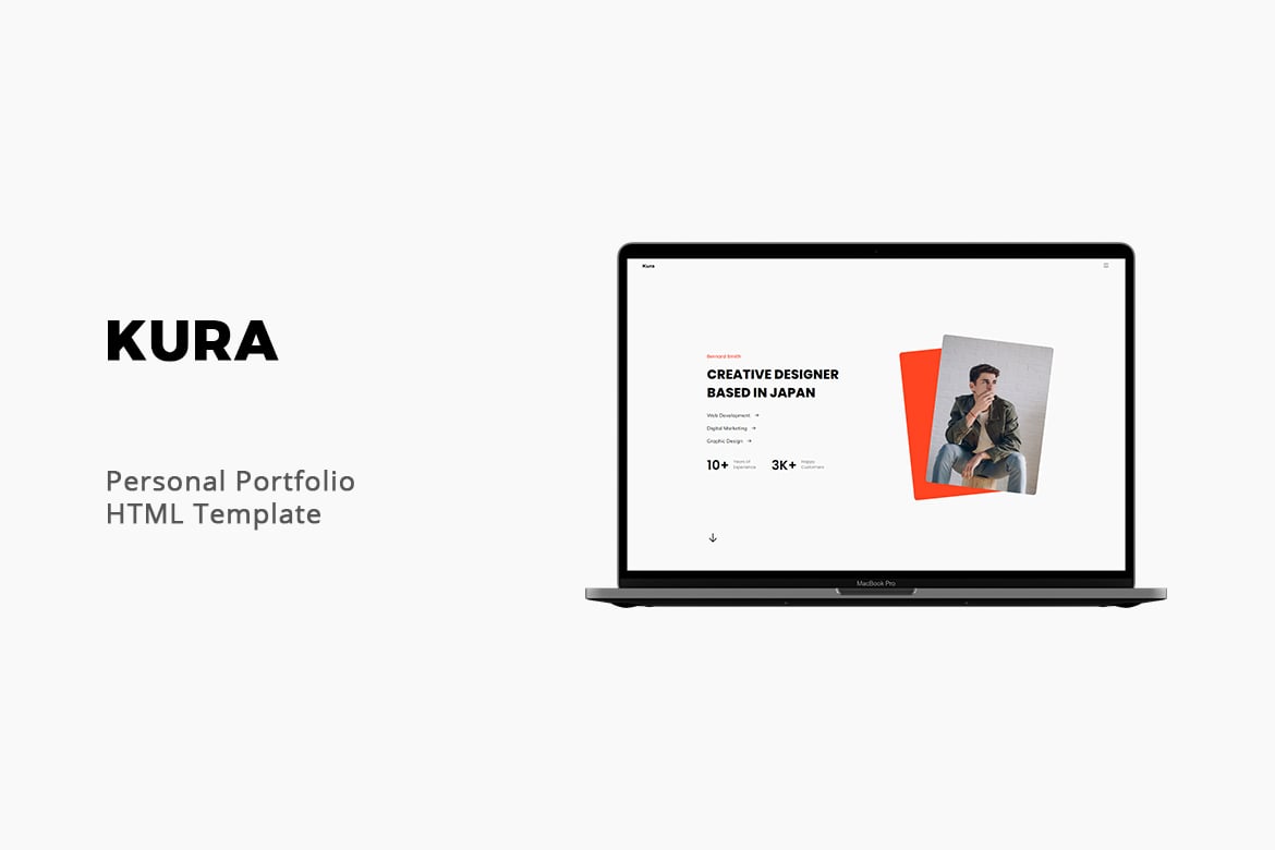 Kura - Template Website Portofolio Pribadi yang Menarik