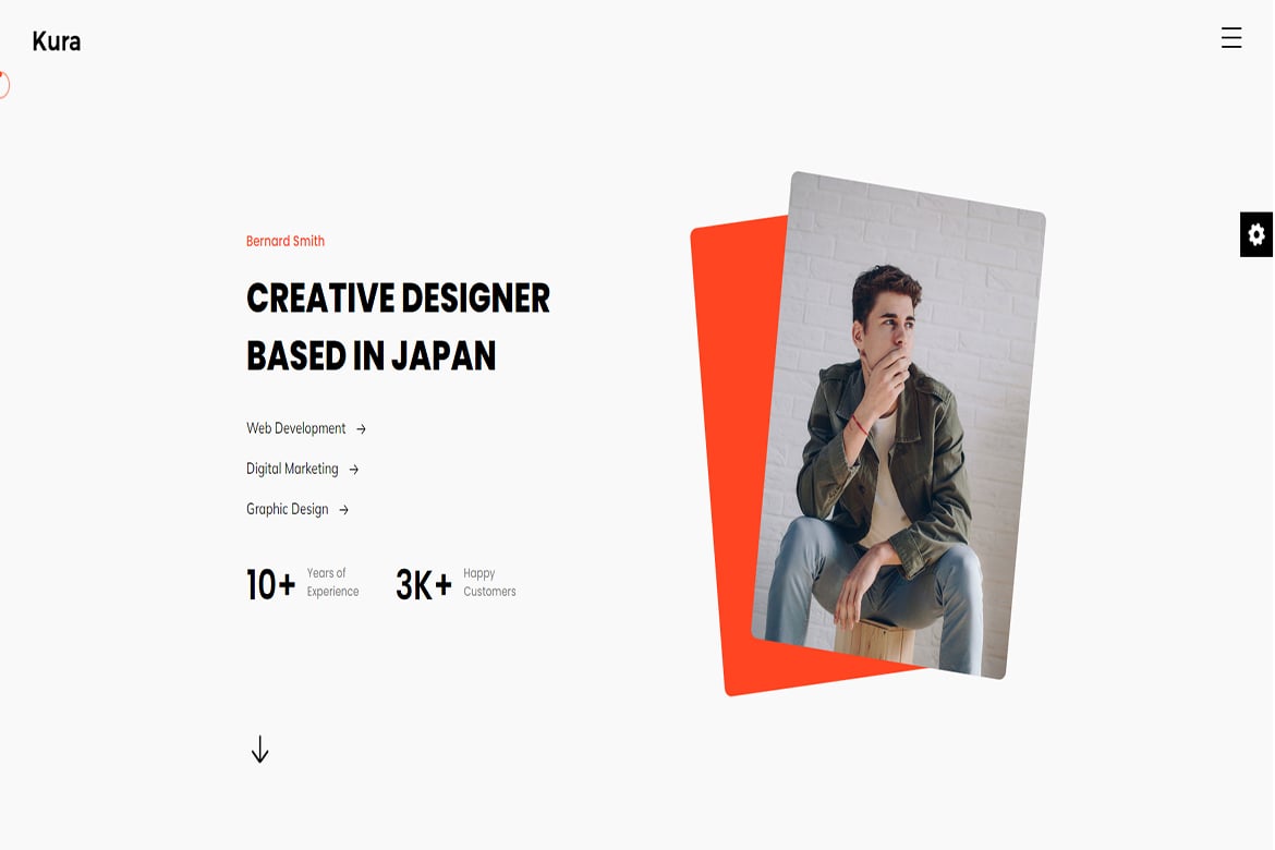 Kura - Template Website Portofolio Pribadi dengan Tailwind CSS