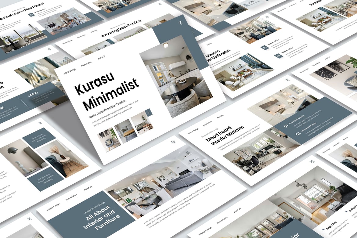 Template PowerPoint Kurasu yang Modern dan Kreatif