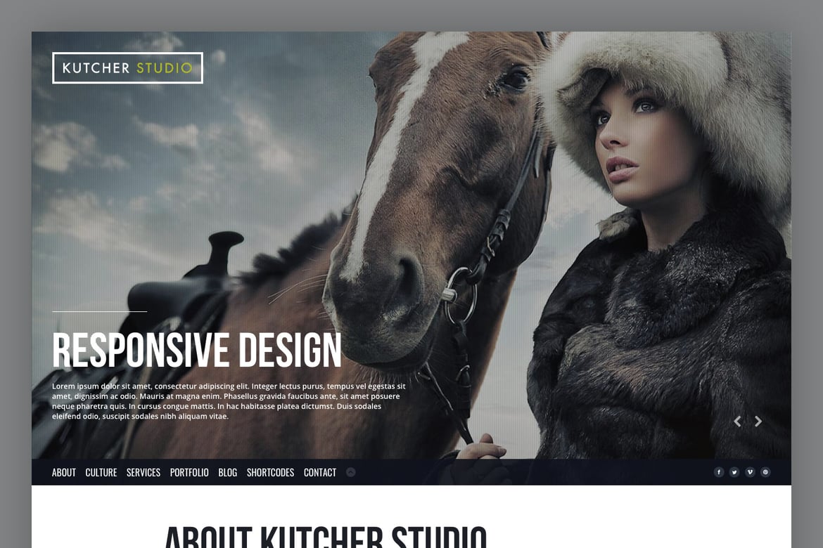 Template Website Kutcher Studio: Solusi Kreatif untuk Portofolio Anda