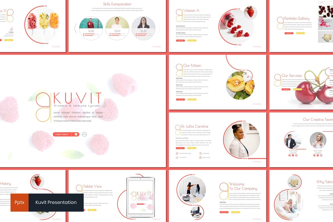 Kuvit - Template Powerpoint Kreatif dan Minimalis