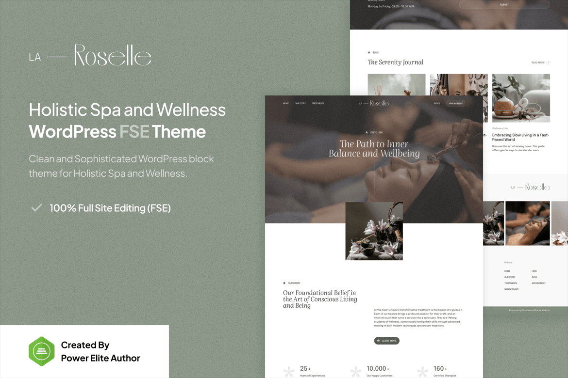La Roselle – Tema WordPress Spa & Kesehatan yang Modern dan Menarik