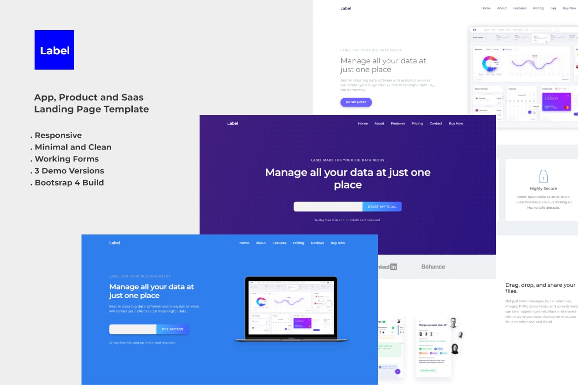 Template Landing Page untuk Aplikasi dan Produk yang Menarik