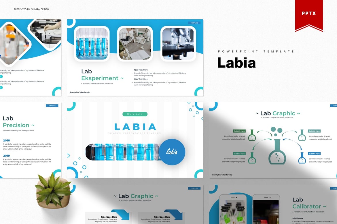 Template Presentasi PowerPoint Labia - Solusi Kreatif untuk Semua Kebutuhan Anda
