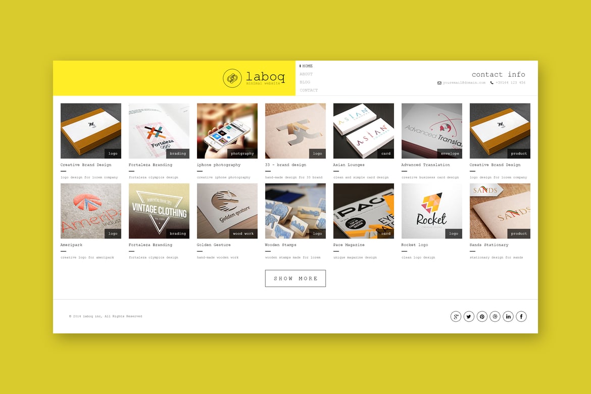 Laboq - Template Web HTML5 Minimalis Terbaik untuk Kebutuhan Anda
