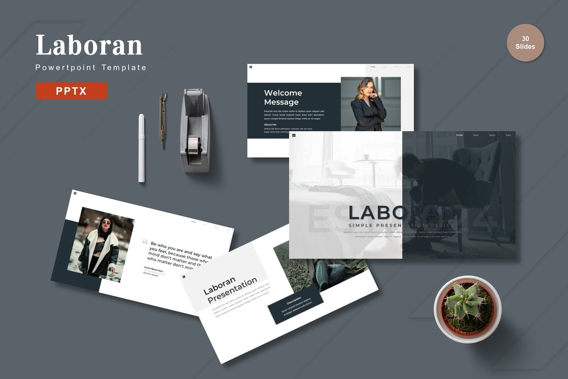 Laboran - Template Powerpoint yang Memukau untuk Presentasi Anda