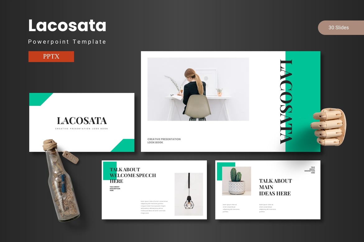 Lacosata - Template Presentasi PowerPoint yang Menarik