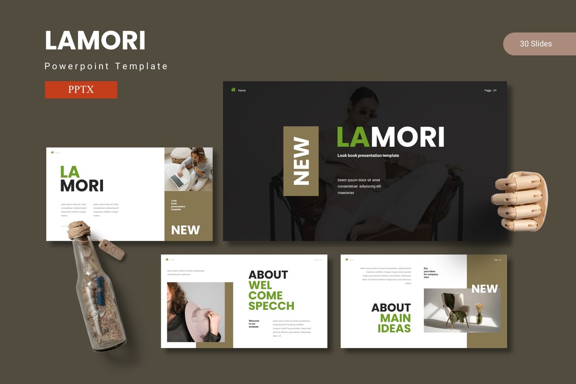 Lamori - Template PowerPoint Menawan untuk Presentasi Anda