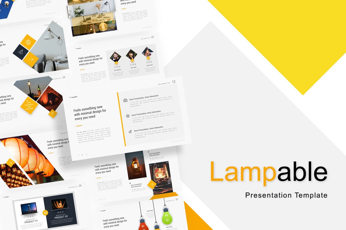 Lampable - Template Powerpoint Kreatif untuk Presentasi Menarik