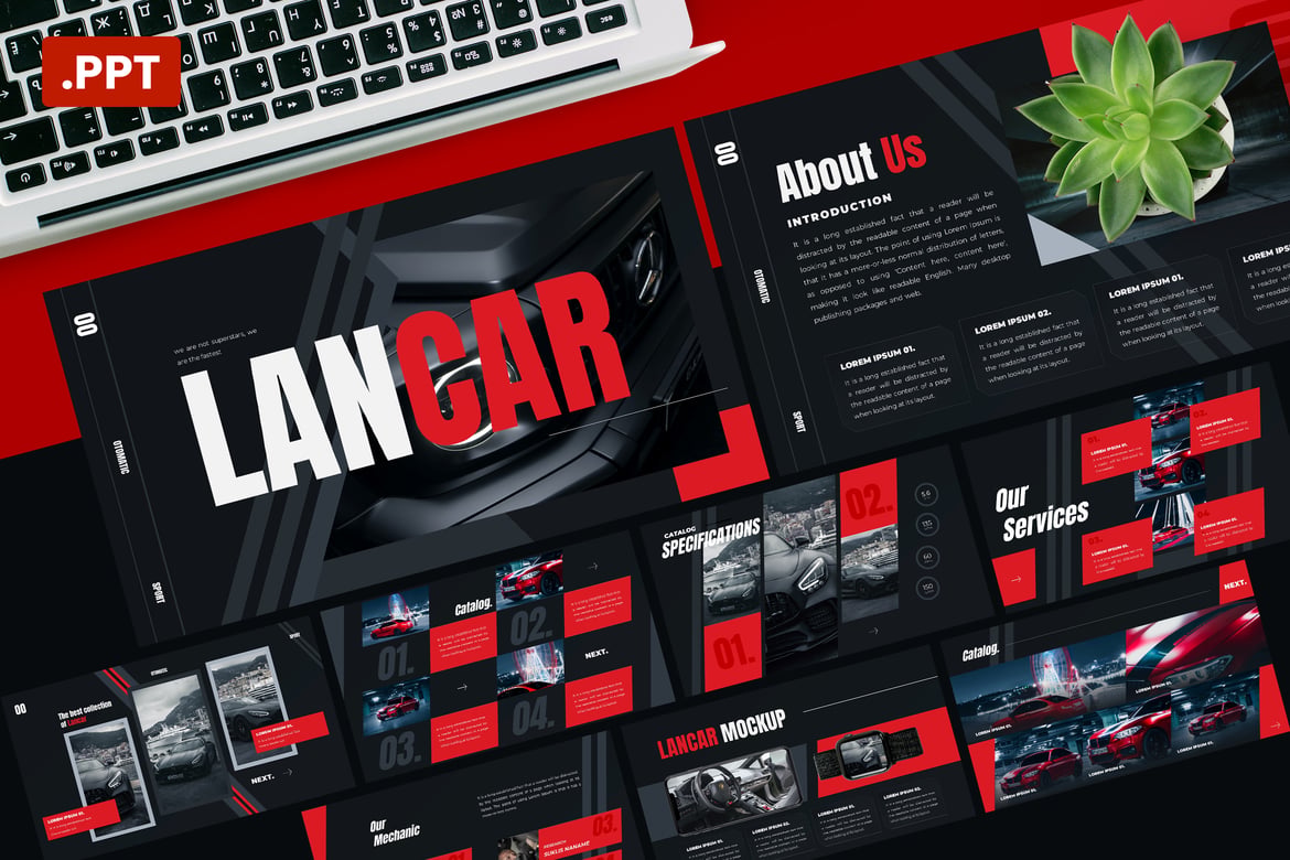Template Presentasi PowerPoint Lancar - Solusi Kreatif untuk Pitch Deck Anda