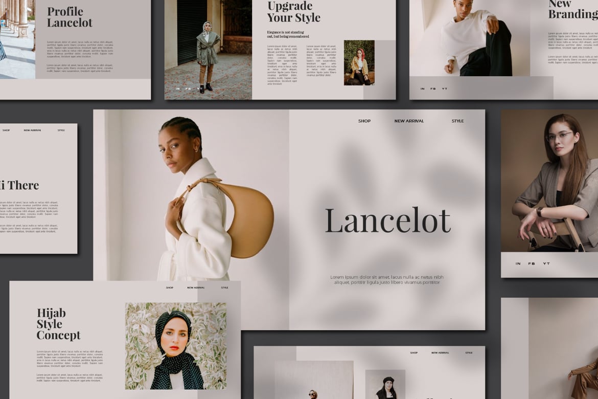 Template Presentasi PowerPoint LANCELOT - Versi Modern dan Profesional