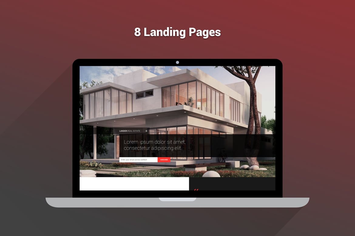 Lander - Template Website Landing Page Serbaguna