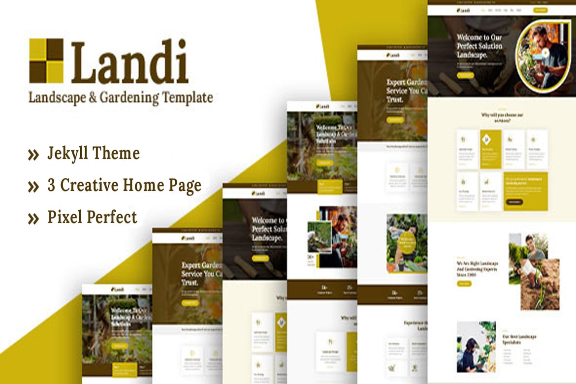 Template Website Landi - Tema Jekyll untuk Taman dan Lanskap