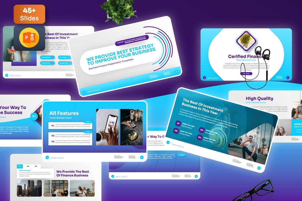 Lapraf - Template Presentasi Keuangan yang Menarik