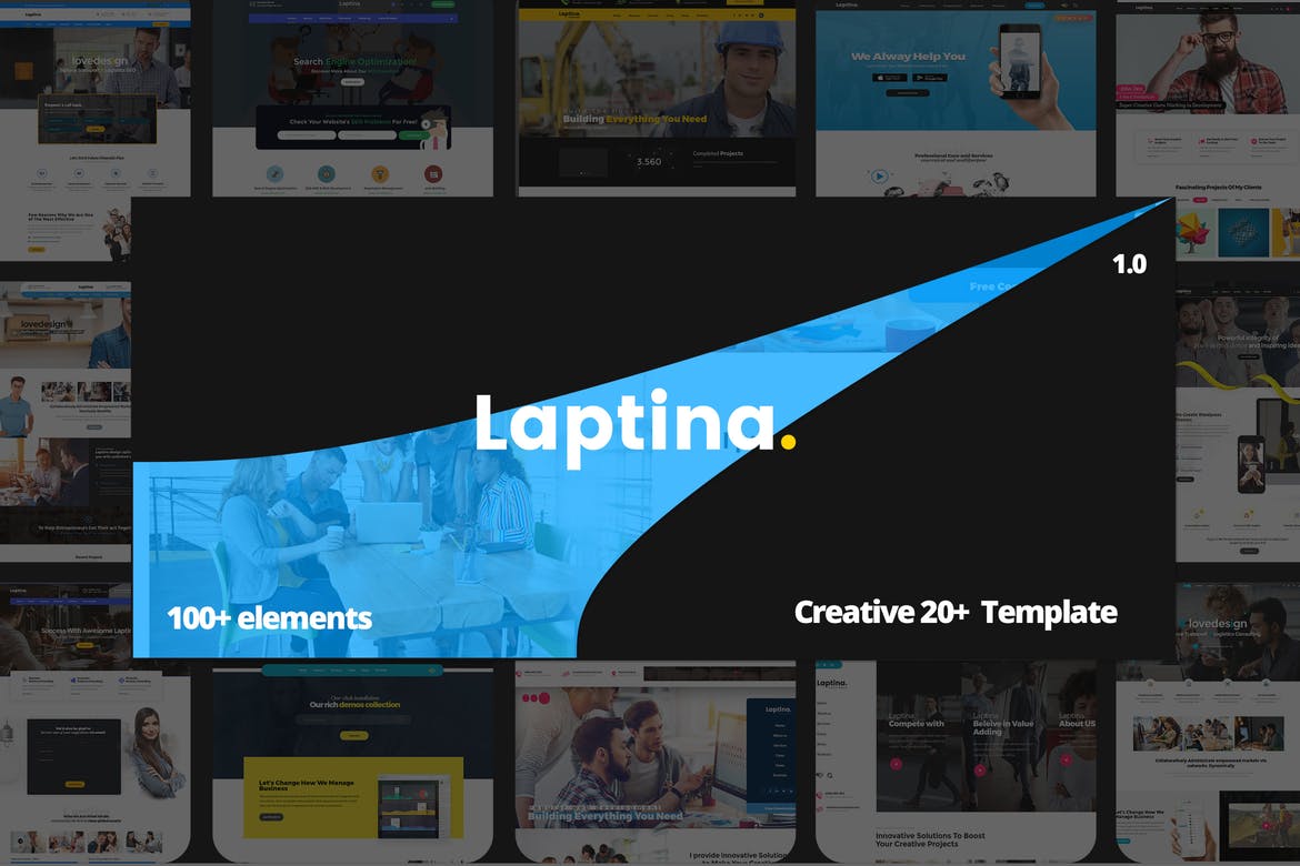 Laptina - Template Website HTML Serbaguna untuk Keuangan dan Bisnis