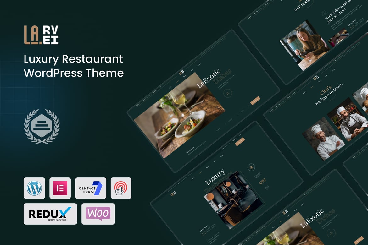 La.Revi - Tema WordPress Mewah untuk Restoran dan Hotel