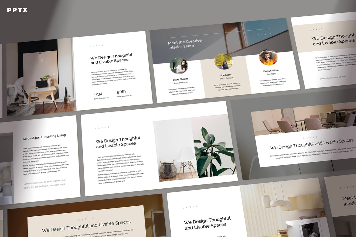 LARIS - Template Powerpoint Modern dan Minimalis untuk Pertumbuhan Bisnis