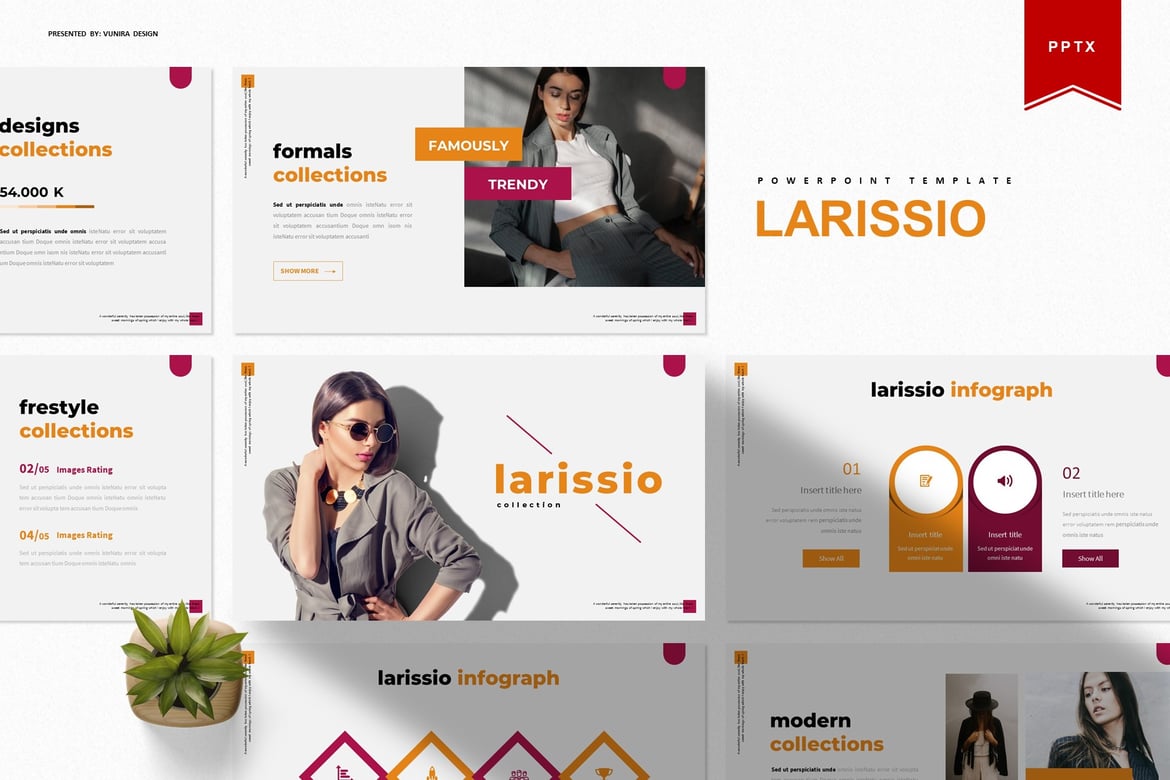 Larissio | Template Presentasi Powerpoint Profesional