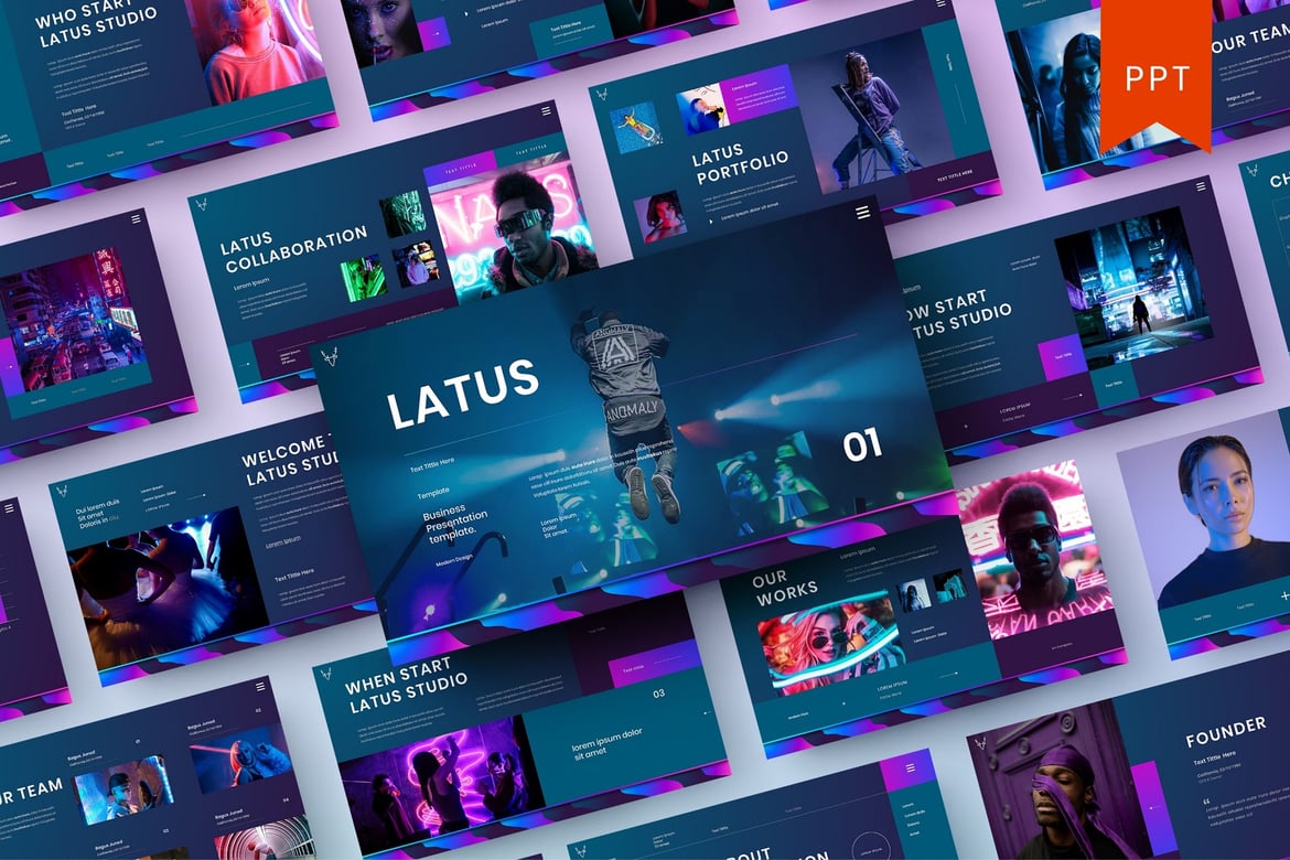 Latus – Template Presentasi PowerPoint Profesional
