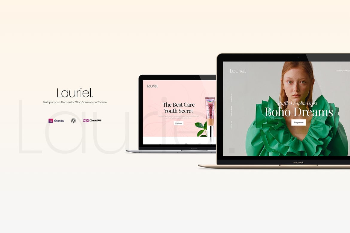 Lauriel – Tema WordPress Serbaguna untuk Toko Kecantikan