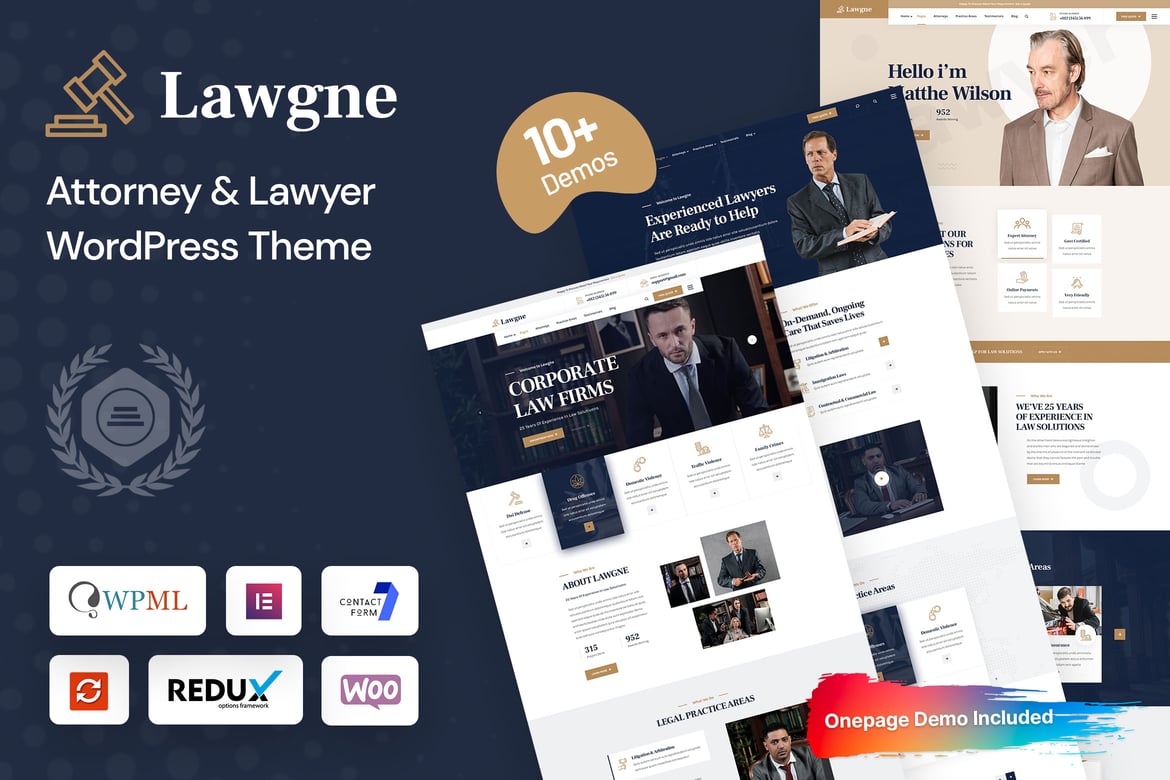 Lawgne - Tema WordPress Profesional untuk Firma Hukum dan Pengacara