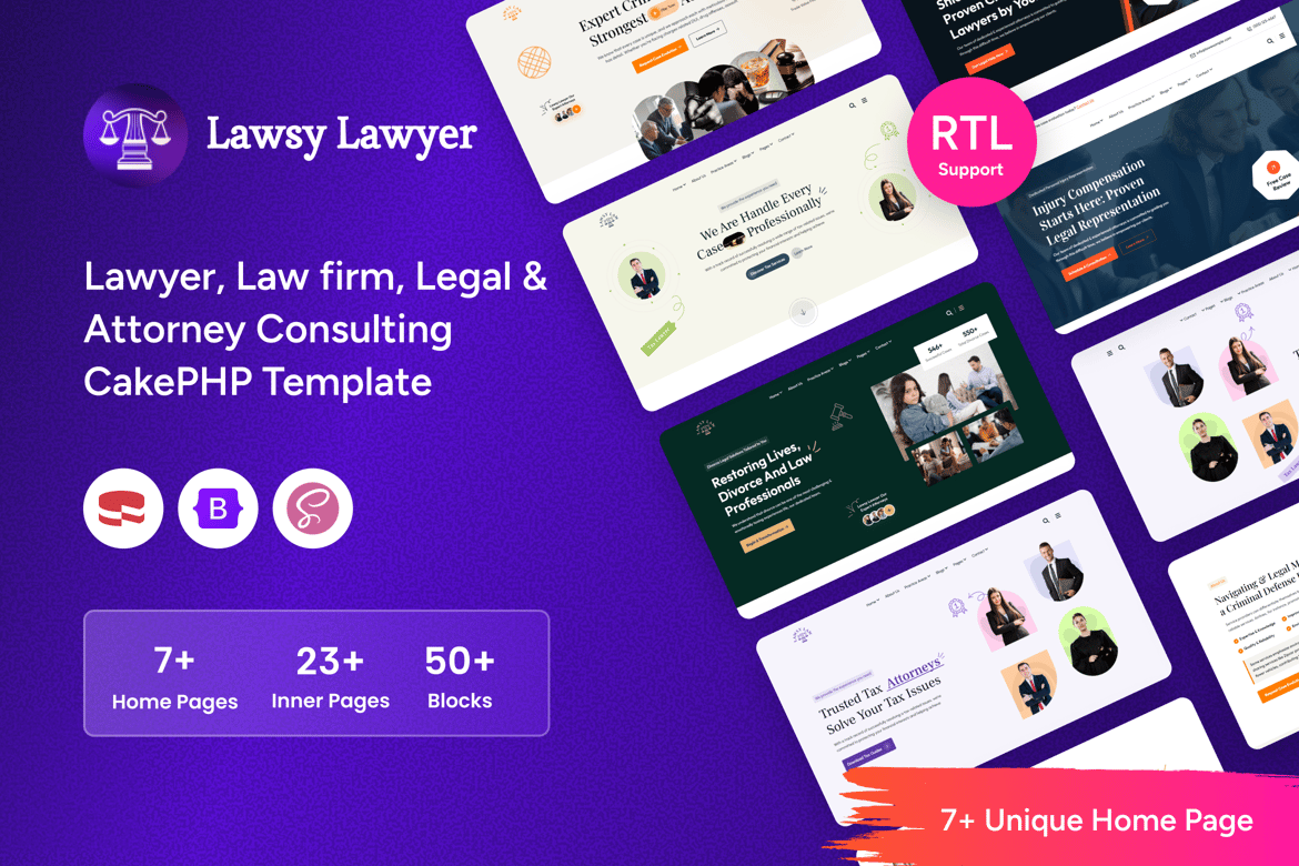 Lawsy - Template Website Hukum untuk Pengacara dan Firma Hukum