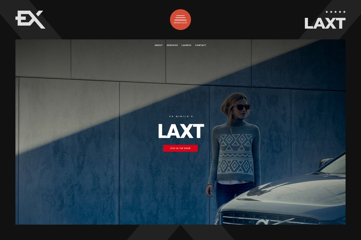 Laxt - Template Website Under Construction yang Modern dan Responsif